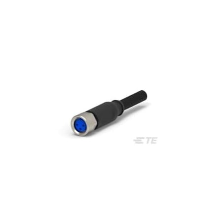 Te Connectivity M8 x 1.0 straight socket Pigtail Shld 1-2273007-1